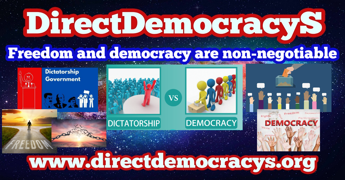 Freedom and democracy are non negotiable