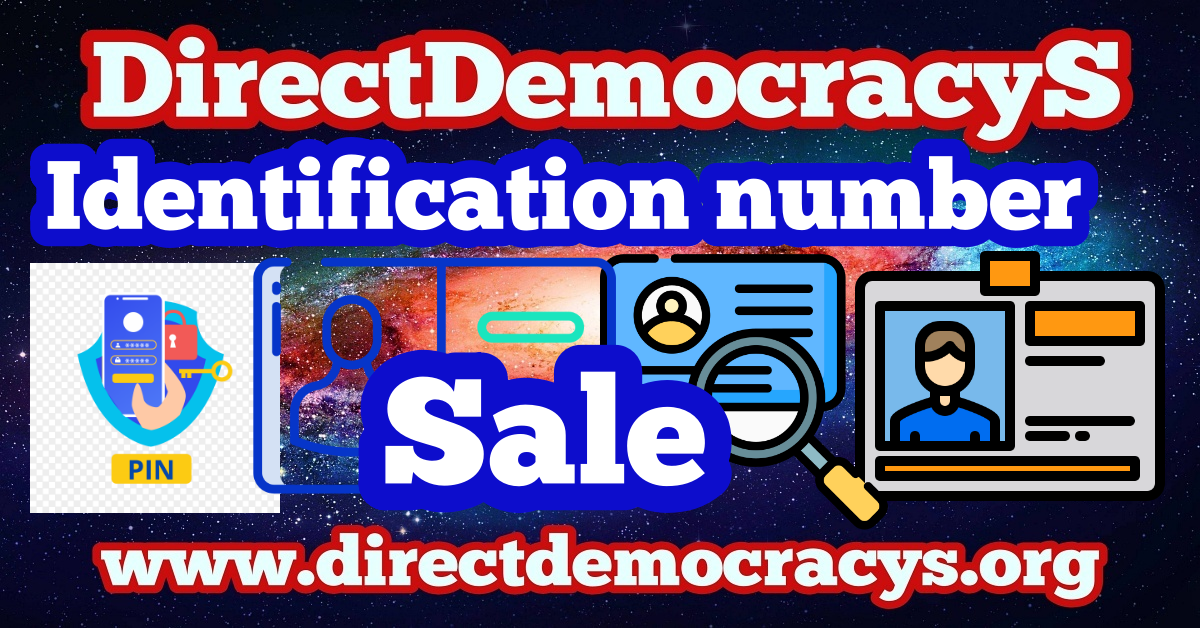 Identification number Sale