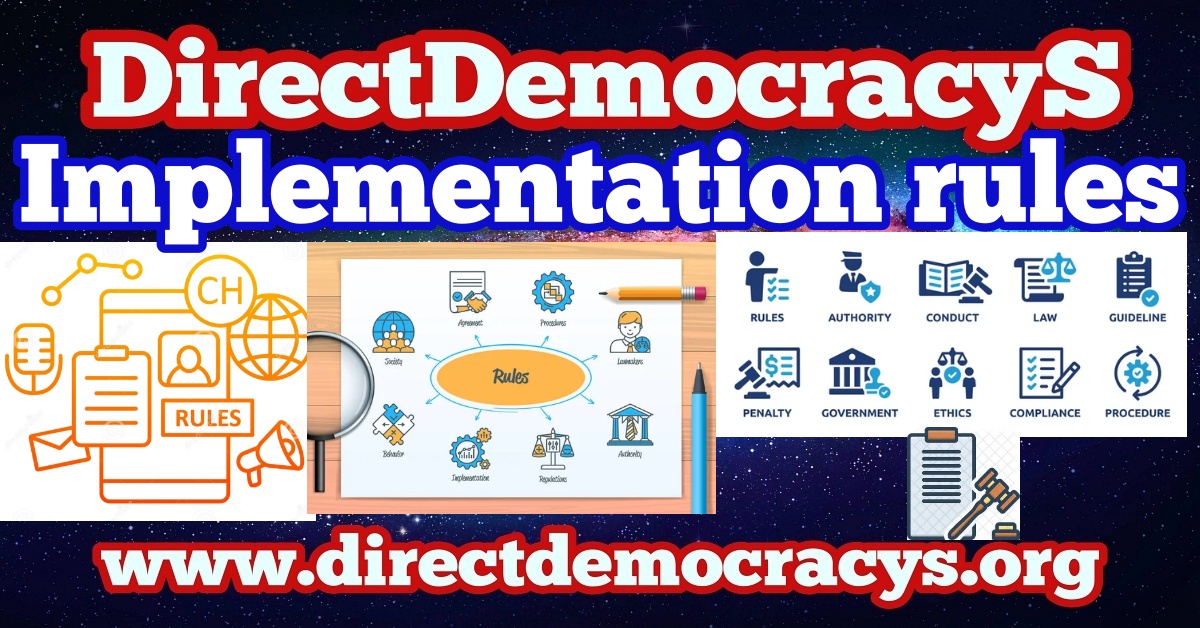 Implementation rules