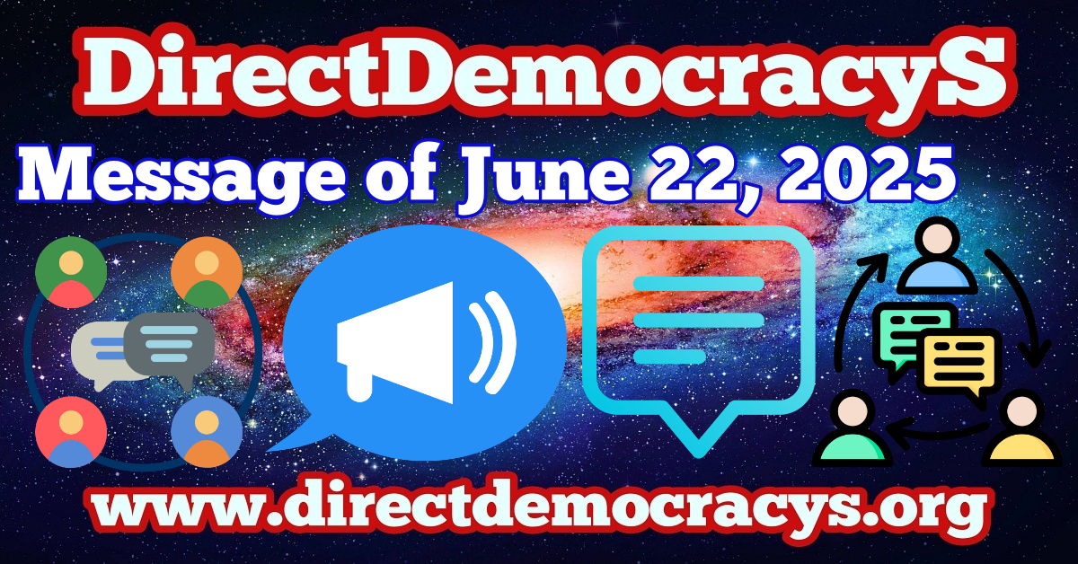 Message of June 22 2025