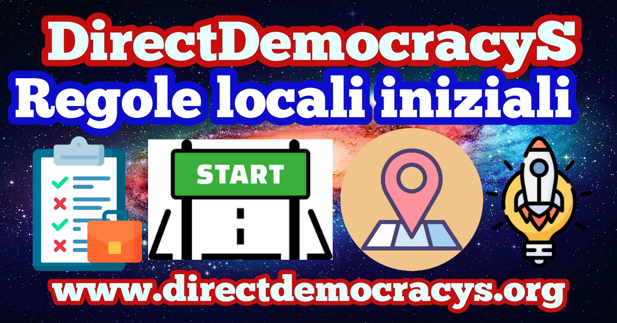 Regole locali iniziali